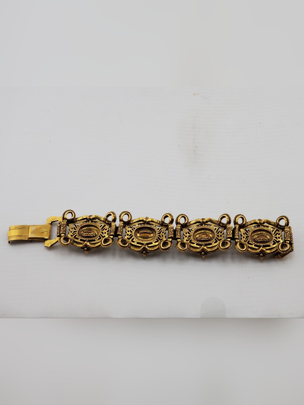 Vintage Florenza Chunky Stone Bracelet - Picture 7 of 10